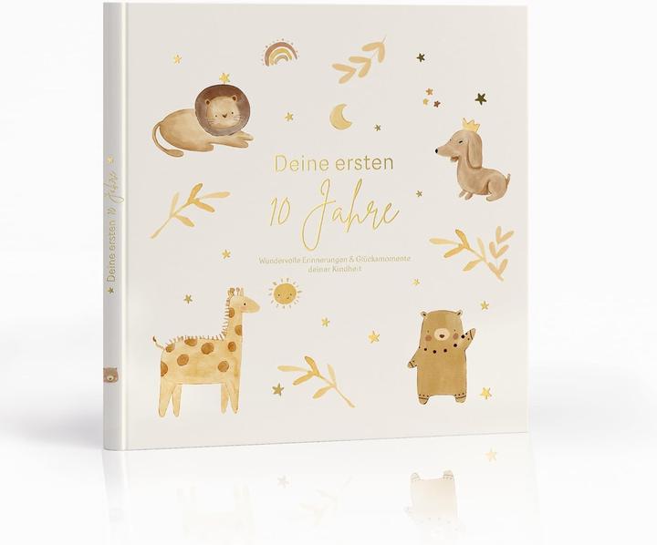 Produktbild MeinBaby123 Kinderalbum "Deine ersten 10 Jahre" (22 x 22 cm)