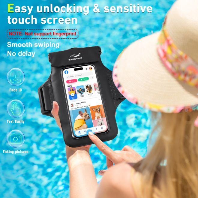 Actual product image Mu Sport 2in1 Wasserdichte Umhängetasche & Sport Armband für Smartphone bis 7"