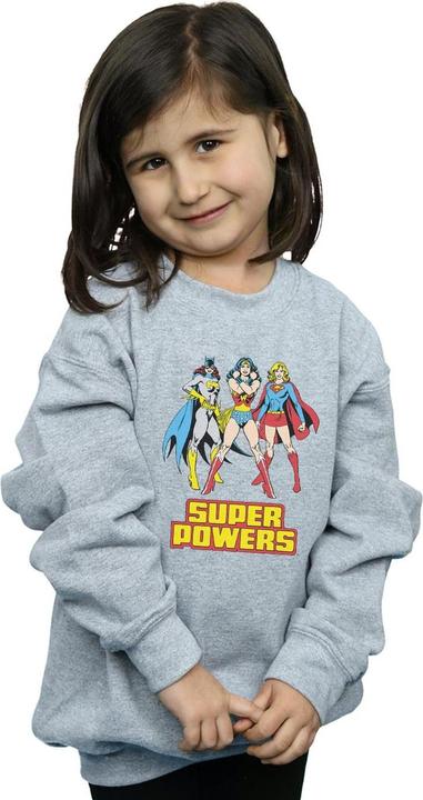 Image du produit - Sweat WONDER WOMAN SUPER POWER GROUP - Fille (152, 158)