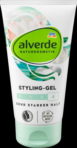 dm alverde Styling Gel Organic Lotus Flower, Organic Purple Rice (Hair gel, 36 ml)