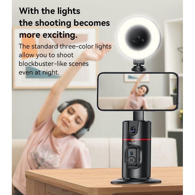 Actual product image Yesido 360° AI Auto Face Tracking Camera Tripod (Smartphone, 0.37 kg)