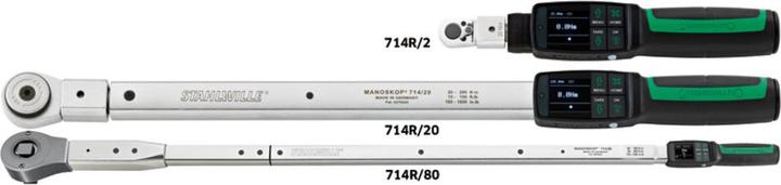 Produktbild Stahlwille 714R Drehwinkel-Drehmomentschlüssel MANOSKOP, Einsteckwerkzeug, 40 (3/4", 30 Nm, 400 Nm)