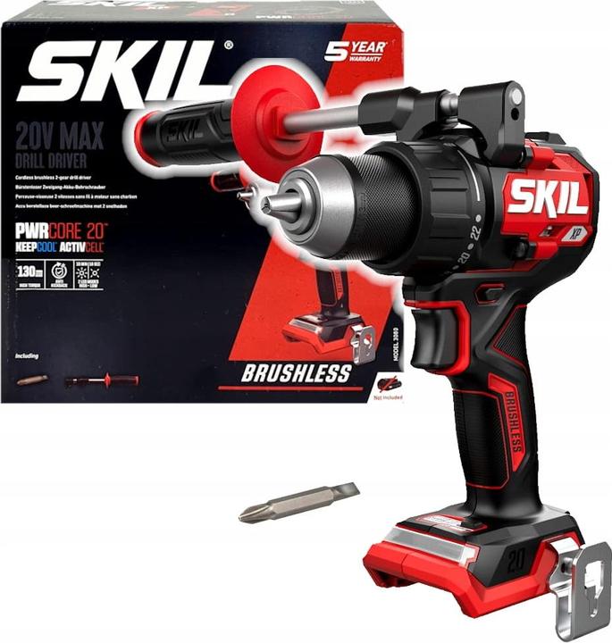 Actual product image Skil Cordless drill 20V 3080 JA (Rechargeable battery operated)