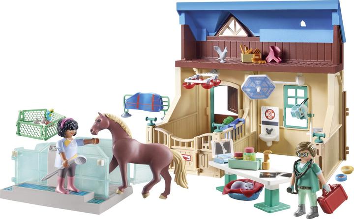 Immagine prodotto Playmobil Terapia equestre e pratica veterinaria (71352, Cavalli Playmobil della cascata)