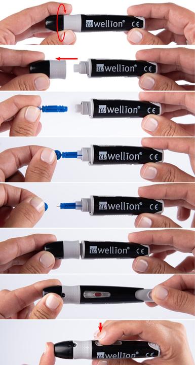 Actual product image Wellion Lancets 33G 50 Lancets (Lancets)