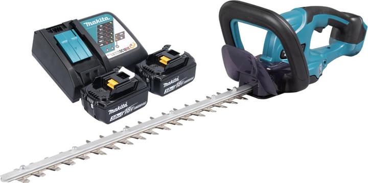 Image du produit Makita DUH 507 RF2 Taille-haies sans fil 18 V 50 cm + 2x batterie 3,0 Ah + chargeur (Taille-haies sans fil)