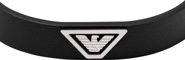 Produktbild Emporio Armani Eagle Logo Armband (24.70 cm, Edelstahl, Leder)