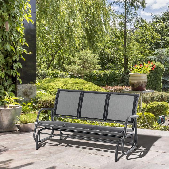 Image du produit Outsunny Banc à bascule 3 places
