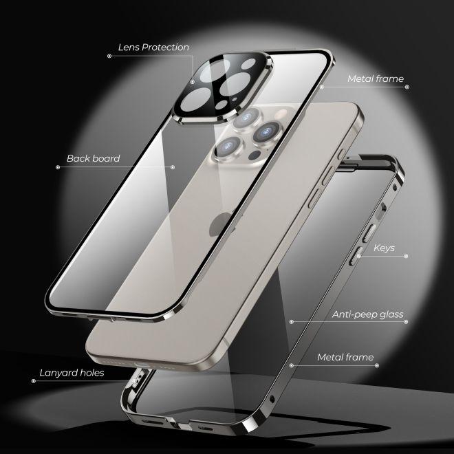 Produktbild MU Classic 360 Grad Hülle Privacy Locking Edition (Apple iPhone 15 Pro)