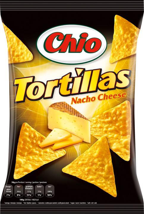 Actual product image Chio Tortillas Nacho Cheese 125g (125 g)