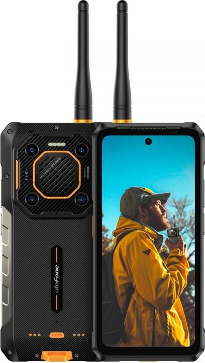 Ulefone Armor 26 Ultra Walkie-Talkie (512 GB, Black, Orange, 6.78", Dual SIM, 200 Mpx, 5G)