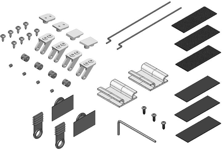 Multiplex set of small parts easystar 3 (as in kit)