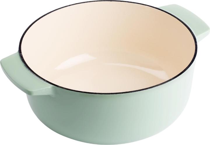 Image du produit KitchenAid braadpan émail 26cm - pistache groen - limited edition (26 cm, Cocotte + faitout, Fonte)