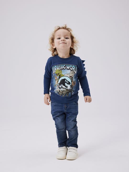 Actual product image Name it Nmmjolly Jurassic Ls Top Noos Sky (92)
