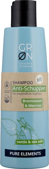 Immagine prodotto GRN PURE Shampoo antiforfora ortica e sale marino (250 ml, Shampoo liquido)