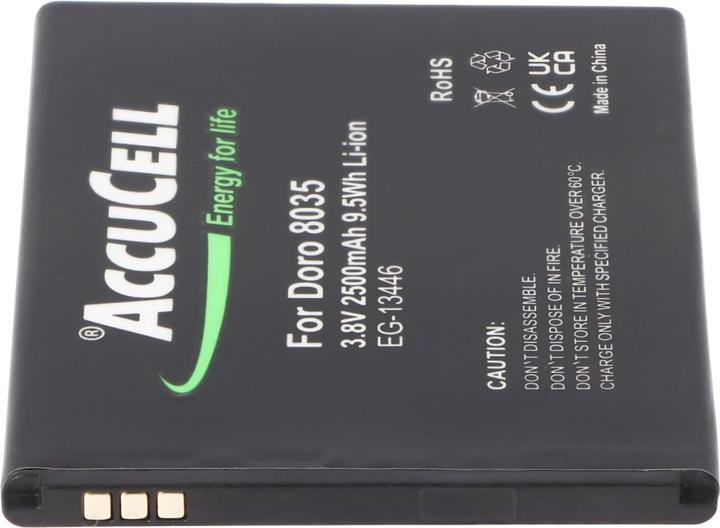 Image du produit AccuCell Batterie Doro 8035 Li-ion Type de batterie DBT-2500A, DBS-0170