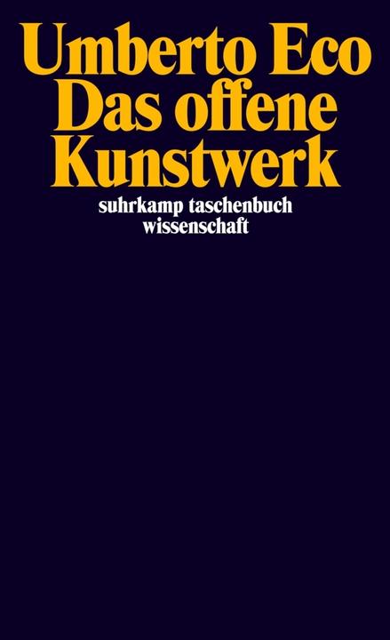 Produktbild Das offene Kunstwerk (Deutsch, Umberto Eco, 1977)