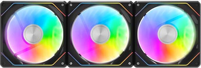 Actual product image Darkflash Tech Darkflash Gauss G24 3-in-1 computer fans (black) (120 mm, 3 x)