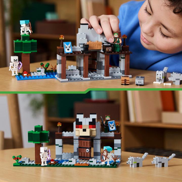 Produktbild LEGO Die Wolfsfestung (21261, LEGO Minecraft)