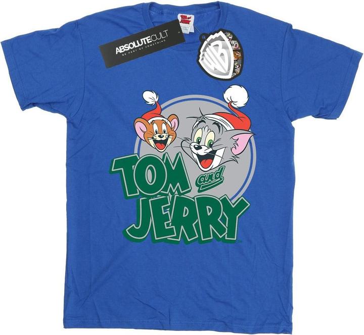 Immagine prodotto Tom & Jerry Christmas Greetings Maglietta Ampia Donna (M)