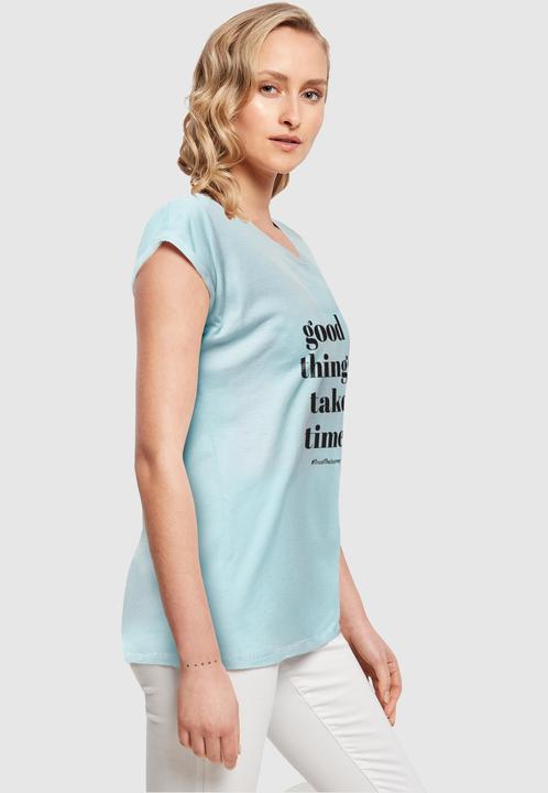 Immagine prodotto Merchcode Maglietta da donna "Le cose belle richiedono tempo" - 117487 (3XL)