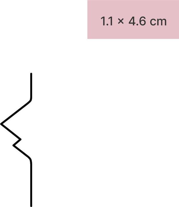 Produktbild minink Temporäres Tattoo – Berglinie
