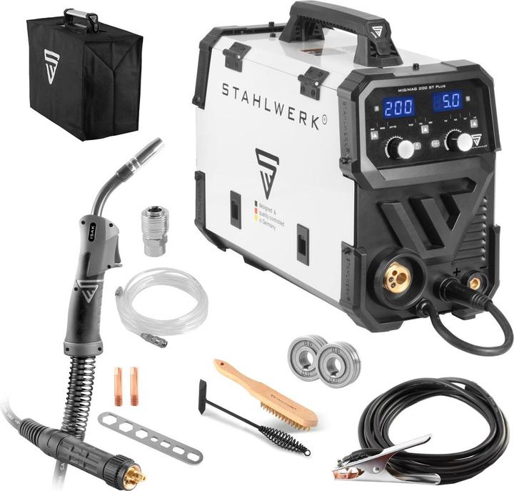 Produktbild Stahlwerk Schweissgerät MIG MAG 200 ST PLUS Schutzgas-Schweissgerät IGBT mit 200 A