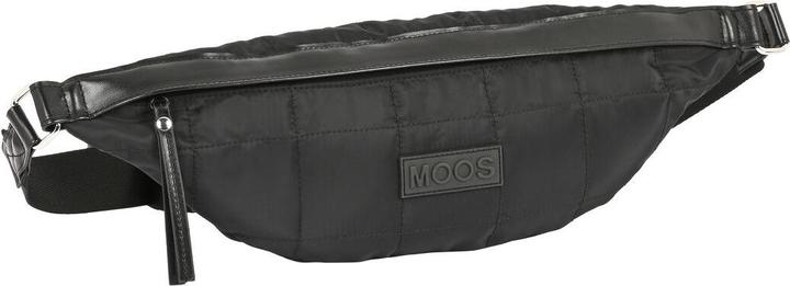Moos Gürteltasche Negro Polsterung Schwarz (4x 15.5 x 7 cm)