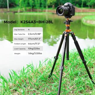 Image du produit K&F Concept Statyw Monopode Aluminium/Magnez 175/185cm / KF09.089