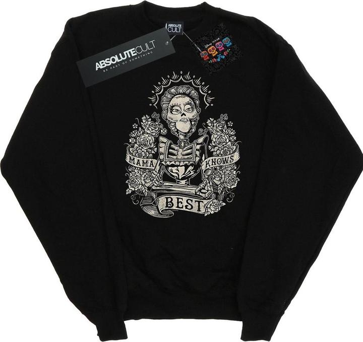 Actual product image Disney Womens/Ladies Coco Mama Knows Best Sweatshirt (M)