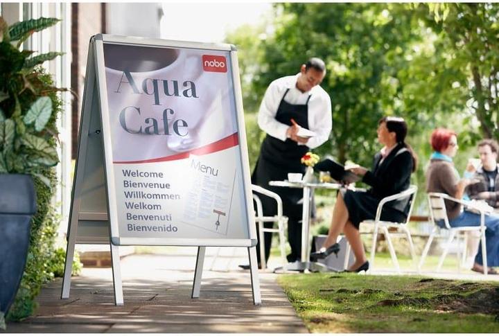 Produktbild Nobo Plakatständer, wetterfest (A2)