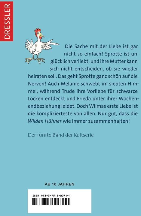 Produktbild Die Wilden Hühner 5. Die Wilden Hühner und die Liebe (Deutsch, Cornelia Funke, 2022)