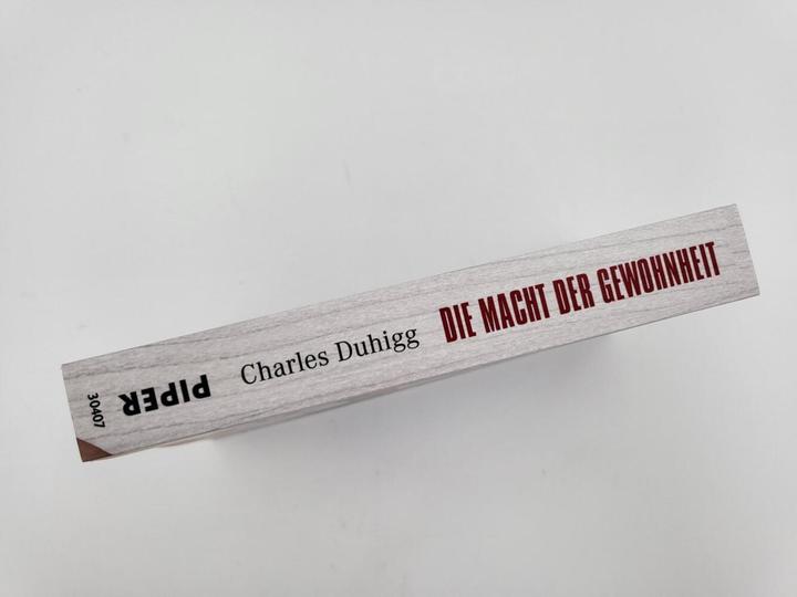 Actual product image Die Macht der Gewohnheit (German, Charles Duhigg., 2013)