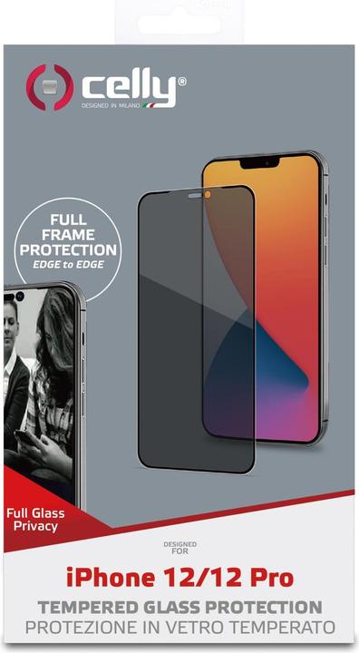 Actual product image Celly Full Glass (1 Piece, Apple iPhone 12 Pro)