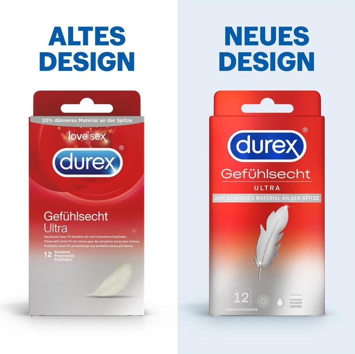 Produktbild Durex Gefühlsecht Ultra (12 Stk.)