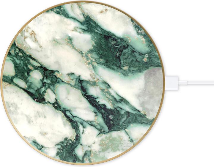 Actual product image iDeal Of Sweden iDeal Fashion QI Wireless Charger - Calacatta Emerald Marble (10 W)