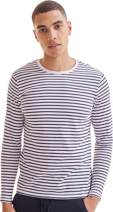 Actual product image Super Flying Model Unisex Adult Striped Long-Sleeved T-Shirt (XXL)