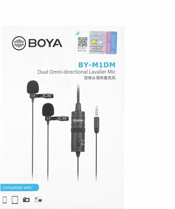 Image du produit Boya BY-M1DM Dual Lavalier