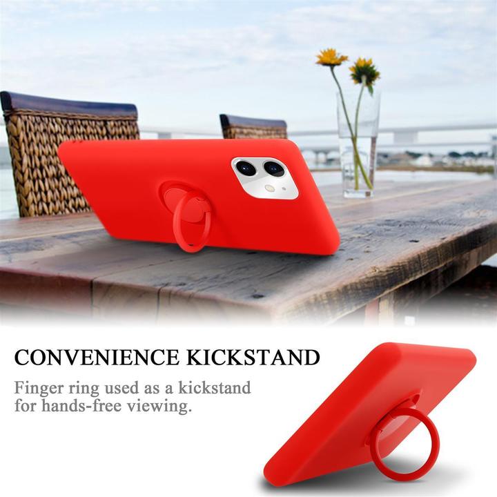 Actual product image Cadorabo TPU Liquid Ring Silicone Case Cover (Apple iPhone 11)