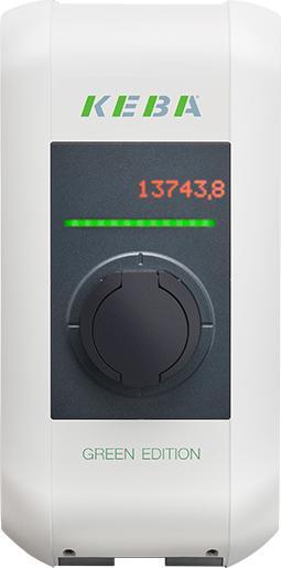 Actual product image Keba 121915 KC-P30-ES240022-E00-GE WallC box (Type 2, 22 kW, 32 A, Hard wired)