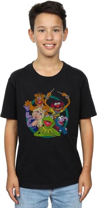 Actual product image Disney Boys The Muppets Group Circle T-Shirt (140, 146)