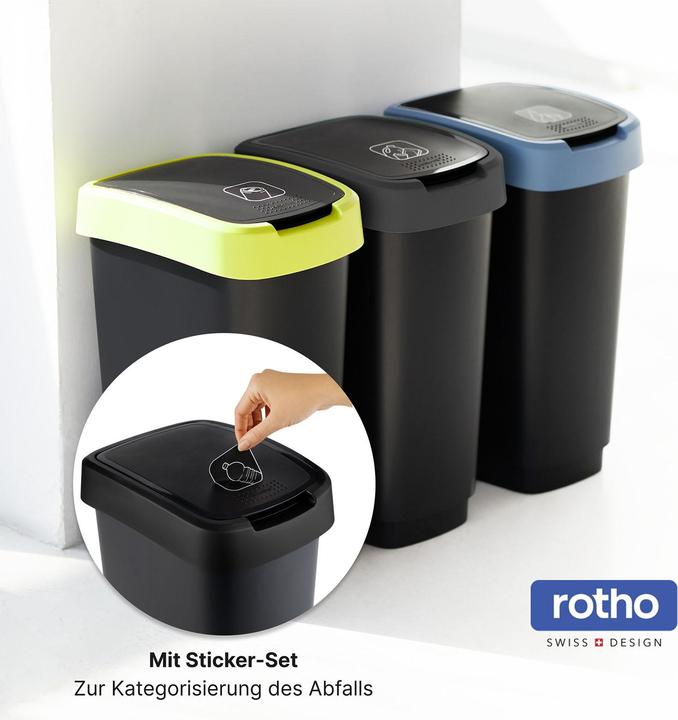 Image du produit Rotho 2er-Set Swingeimer 25 l SALSA (25 l)