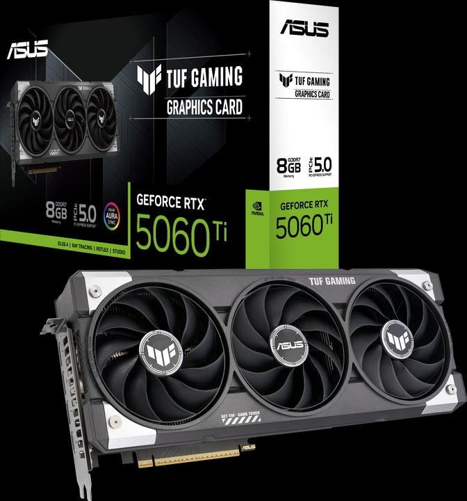 Actual product image ASUS TUF RTX 5060 TI GAMING 8GB (8 GB)