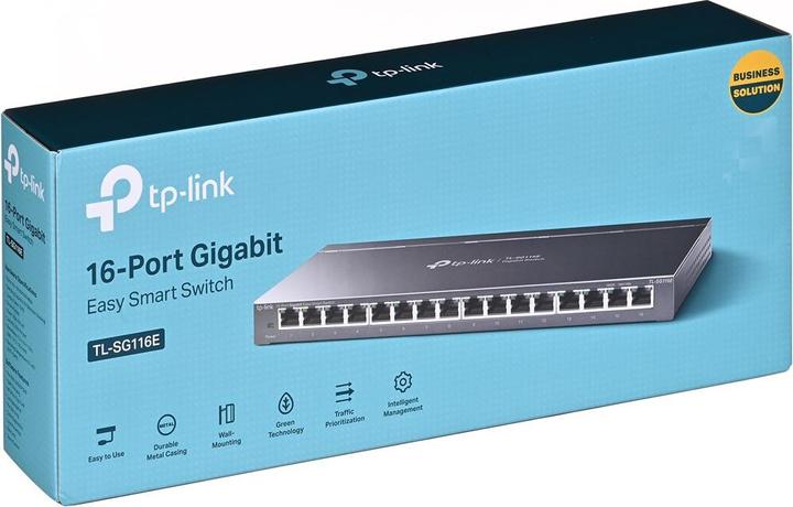 Actual product image TP-Link TL-SG116E (16 Ports)