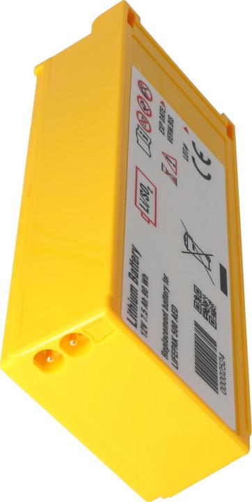 Actual product image AccuCell Physio Control Defibrillator Lifepak 500 Battery - 300-5380-030, 11141-000016 (1 pcs., Device specific, 7500 mAh, Battery + charger)
