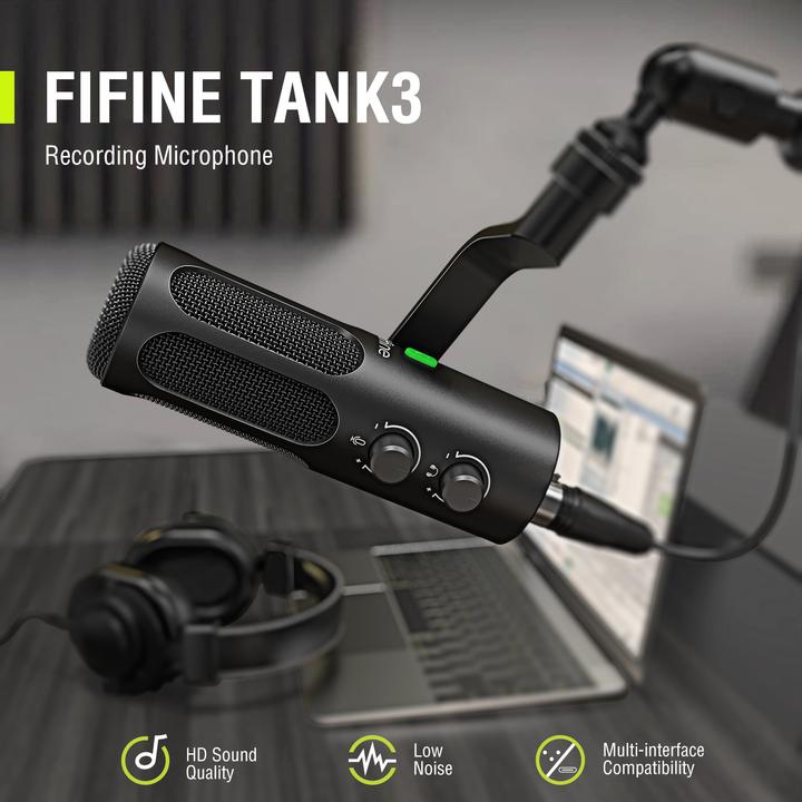 Image du produit Fifine Tank3 Professional USB Microphone 3.5mm