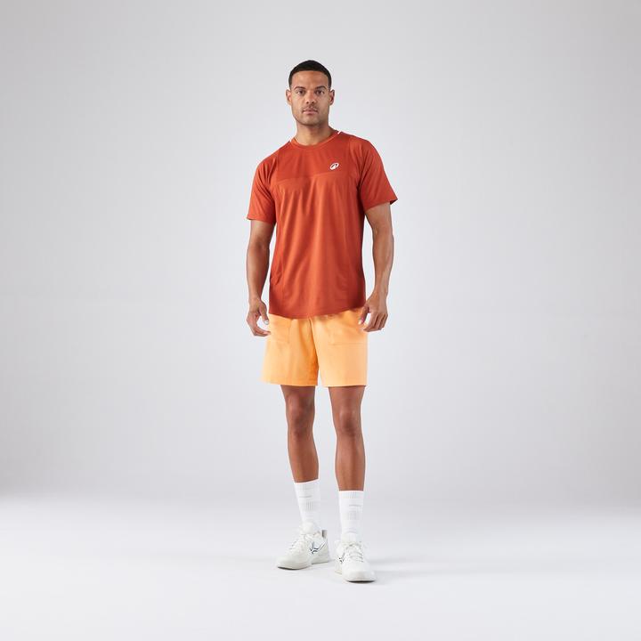 Actual product image Kuikma Herren Tennisshorts atmungsaktiv - Dry orange (S)