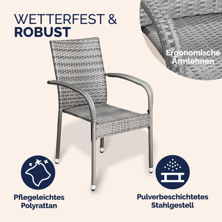 Immagine prodotto Casaria Polyrattan Gartenstühle