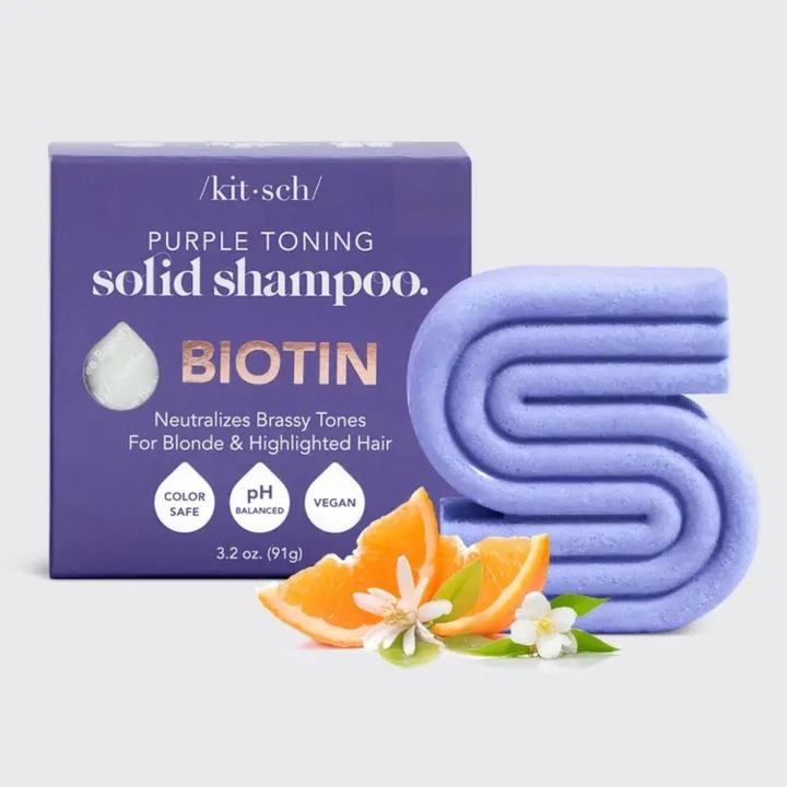 Immagine prodotto Kitsch Biotina tonificante viola (Shampoo solido)