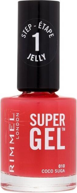 Actual product image Rimmel London SUPER GEL esmalte de uñas #10-Coco Suga 12 ml (Gel-Effect Nail Polish)